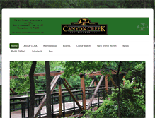 Tablet Screenshot of canyoncreekhomeowners.com